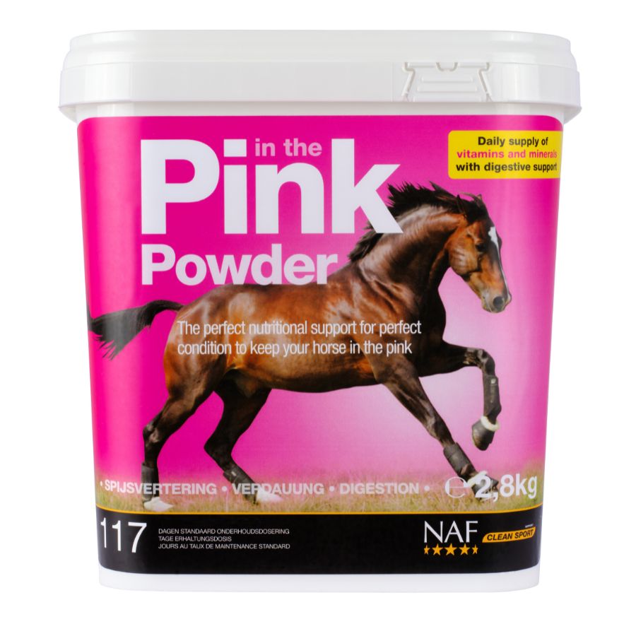 NAF In the Pink Powder 2,8 kg | Mineralfutter fürs Sportpferd