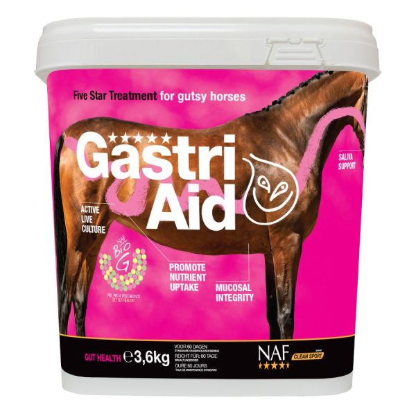 NAF GastriAid | gegen Übersäuerung des Pferdemagens - 3,6 KG