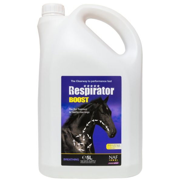 NAF Respirator Boost flüssig 5 Liter | Hustenkräuter fürs Pferd