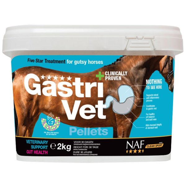 NAF GastriVet 2 kg | natürlicher Magenschutz fürs Pferd