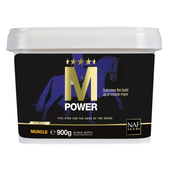 Das neue NAF MPower 900g | Zusatzfutter für den Muskelaufbau bei Pferden