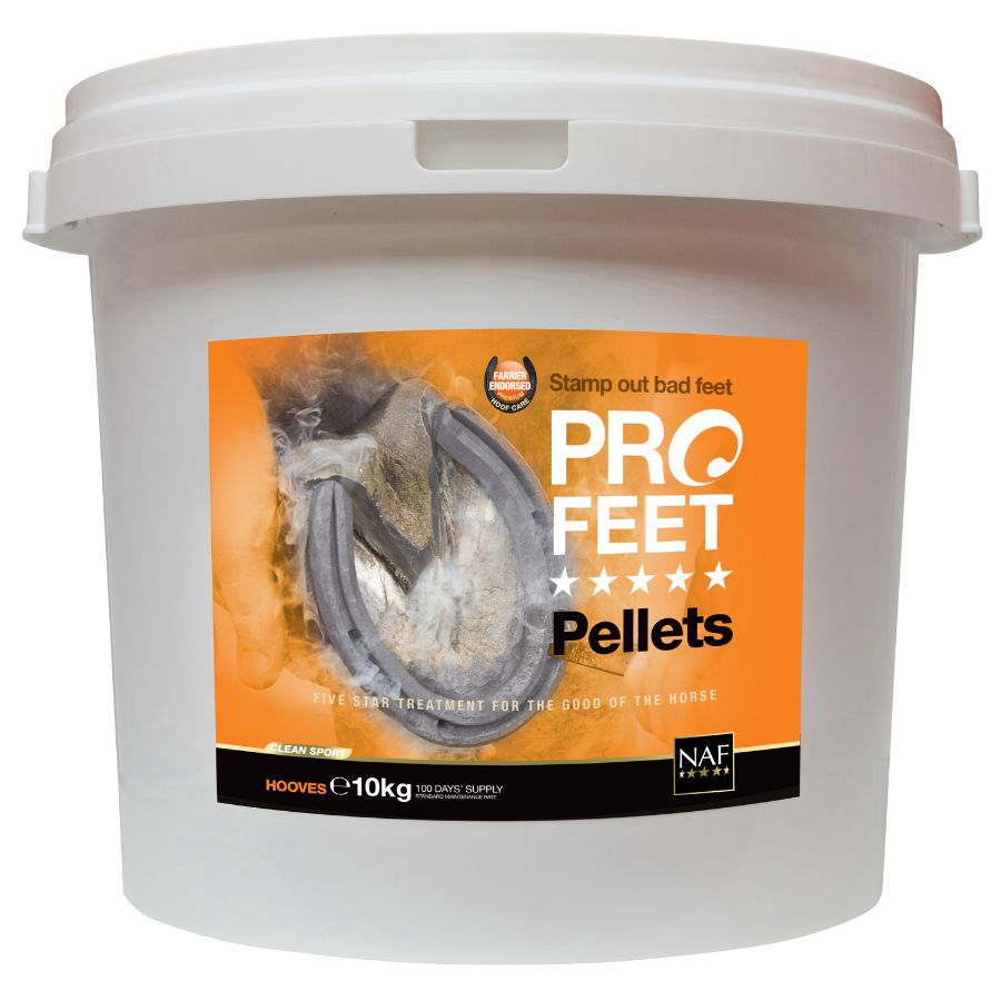 NAF ProFeet Pellets 10 kg | gegen brüchige Hufe